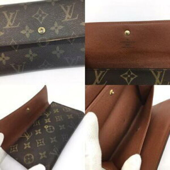 Louis Vuitton Tri fold Long Wallet Monogram - Picture 7 of 9